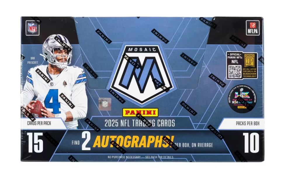2025 Panini Mosaic NFL Football Hobby Box