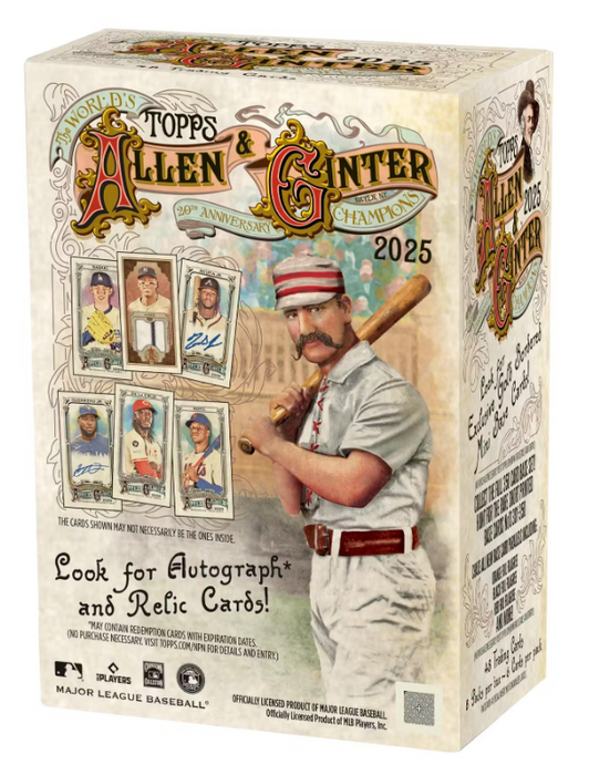 2025 Topps Allen & Ginter Baseball Blaster Value Box (Pre-Order: TBA)