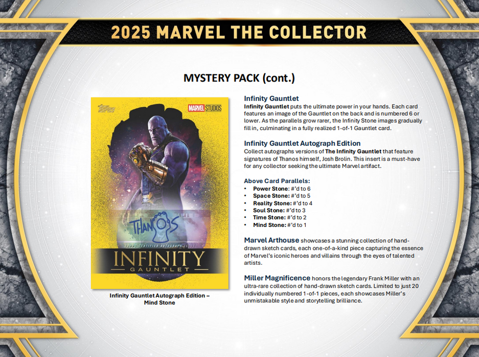 2026 Topps Marvel The Collector Hobby Box