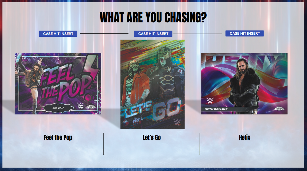 2026 Topps Chrome WWE Wrestling Value Blaster Box (Pre-Order: April 17th)