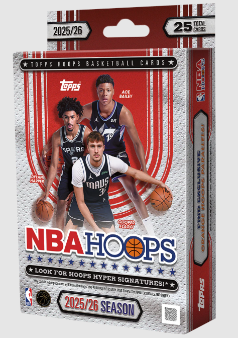 2025-26 Topps NBA Hoops Basketball Hanger Box (In Stock)