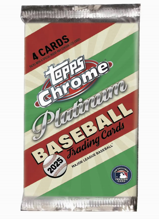 2025 Topps Chrome Platinum '55 Baseball Hobby Box (Pre-Order: June 5)
