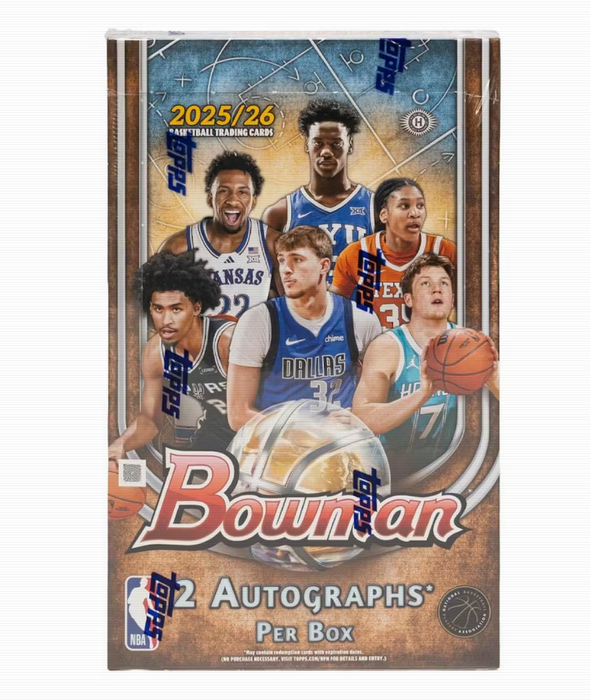 2025-26 Topps Bowman Basketball Hobby Box