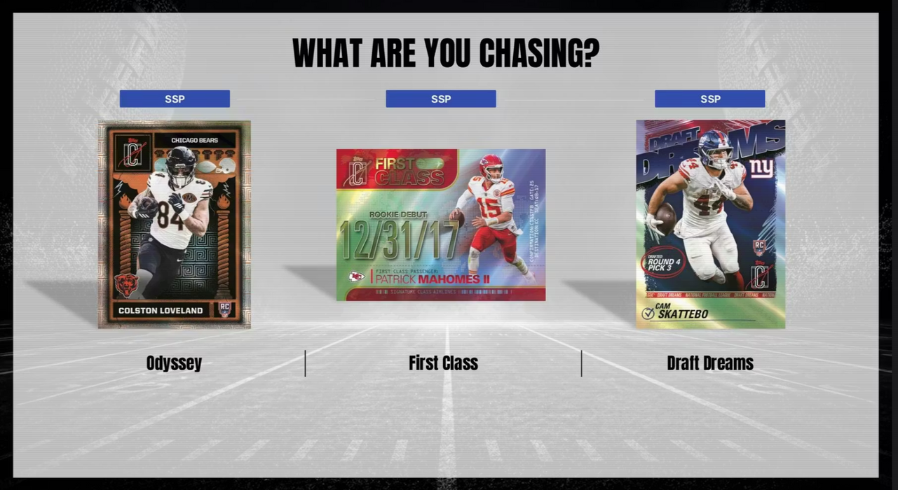 2025 Topps Signature Class Football NFL Mega Box (Pre-Order: June 5)