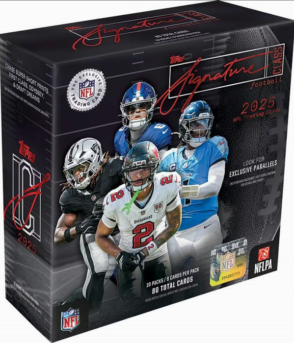 2025 Topps Signature Class Football NFL Mega Box (Pre-Order: June 5)