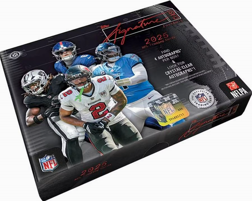 2025 Topps Signature Class Football NFL Hobby Jumbo Box (Pre-Order: June 5)