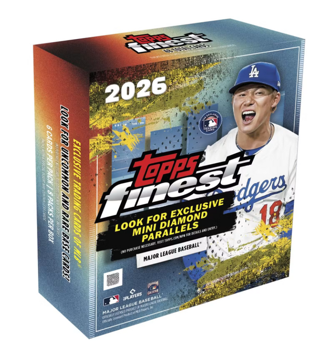 2026 Topps Finest Baseball Mega Box (Pre-Order: July 15)