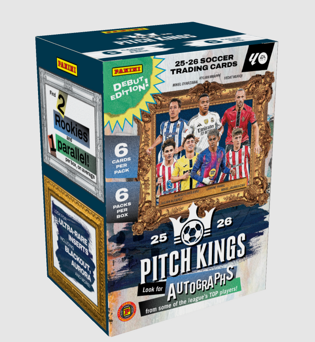 2025-26 Panini Pitch Kings Soccer International Blaster Box (Pre-Order: July 9)