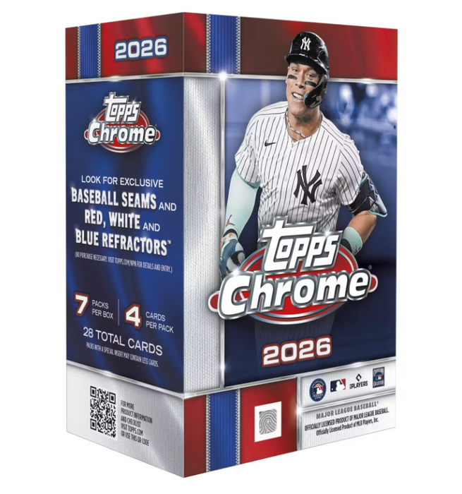 2026 Topps Chrome Baseball Value Blaster Box (Pre-Order: July 22)