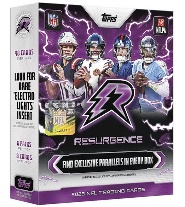 2025 Topps Resurgence Football NFL Mega Box (Pre-Order: July 31)