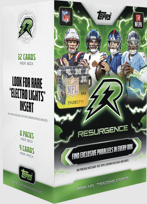 2025 Topps Resurgence Football NFL Value Blaster Box (Pre-Order: July 31)