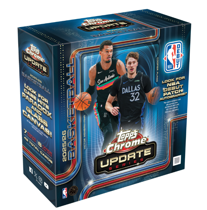 2025-26 Topps Chrome Update Basketball Mega Box (Pre-Order: August 6)
