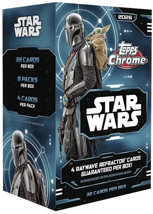 2026 Topps Star Wars Chrome Blaster Value Box (Pre-Order: September 30)
