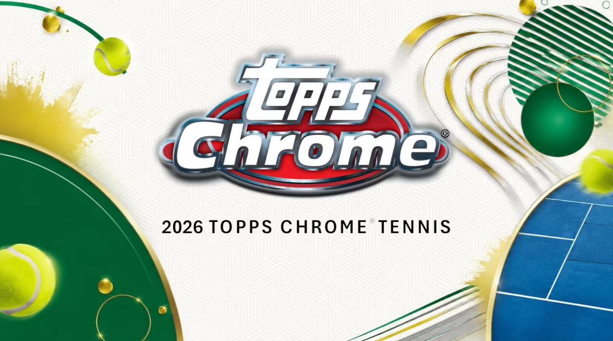 2026 Topps Chrome Tennis Hobby Box (Pre-Order: September 30)