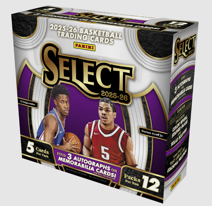 2025-26 Panini Select Basketball Hobby Box (Pre-Order: October 15)
