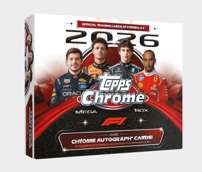 2026 Topps Chrome F1 Formula 1 Mega Box (Pre-Order: October 15)