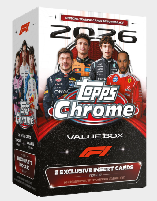 2026 Topps Chrome F1 Formula 1 Value Blaster Box (Pre-Order: October 15)