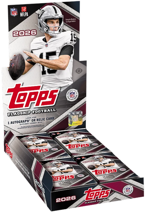 2026 Topps Flagship Football NFL Hobby Box (Pre-Order: August 21)