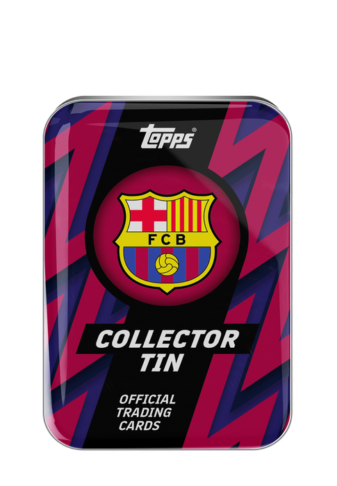 2025-26 Topps FC Barcelona Soccer Collector Tin