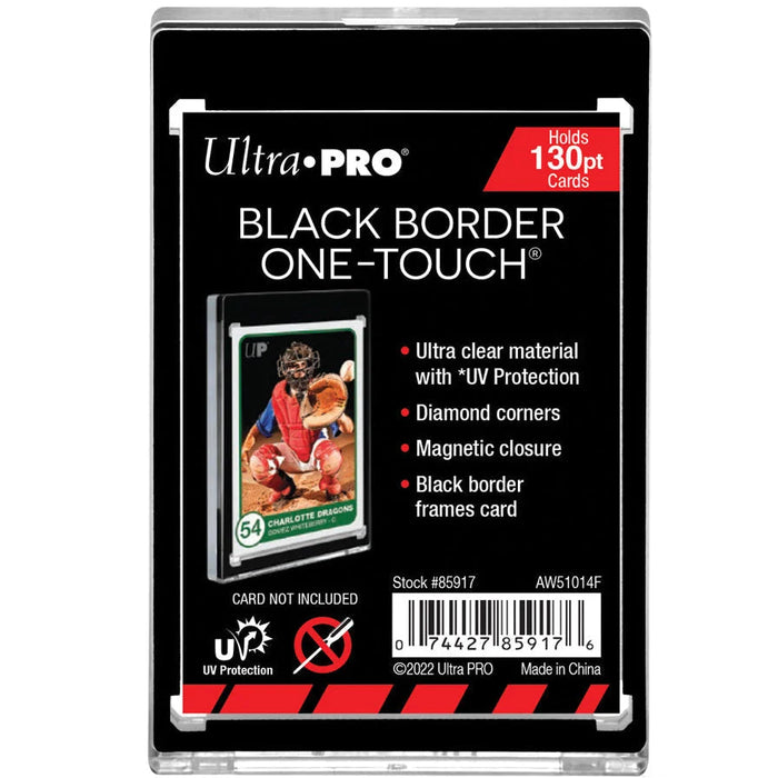 Ultra Pro One-Touch 130pt Black Border