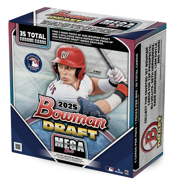 2025 Bowman Draft Baseball Mega Box (Pre-Order: January 28)