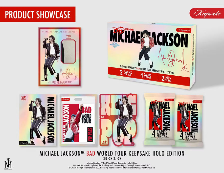 2026 Michael Jackson Bad World Tour Keepsake Holo Edition Breaker Box