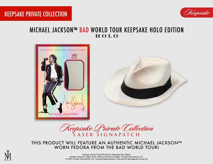 2026 Michael Jackson Bad World Tour Keepsake Holo Edition Breaker Box