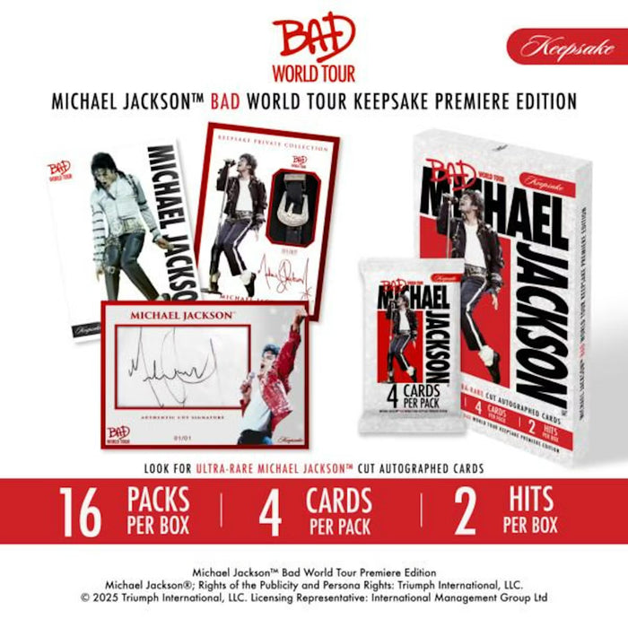 2025 Michael Jackson Bad World Tour Keepsake Premiere Edition