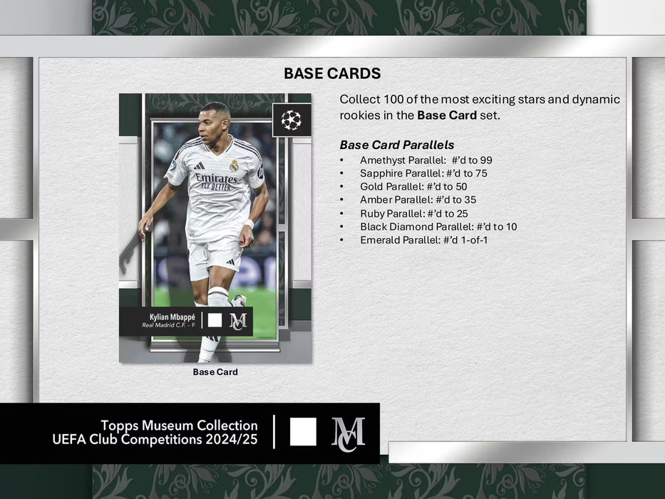 2024/25 Topps UEFA Club Competitions Museum Collection Soccer Hobby Box