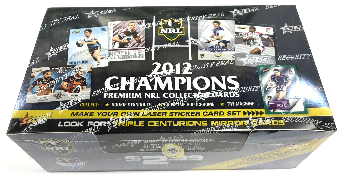 2012 Select NRL Champions Collector Cards Hobby Box