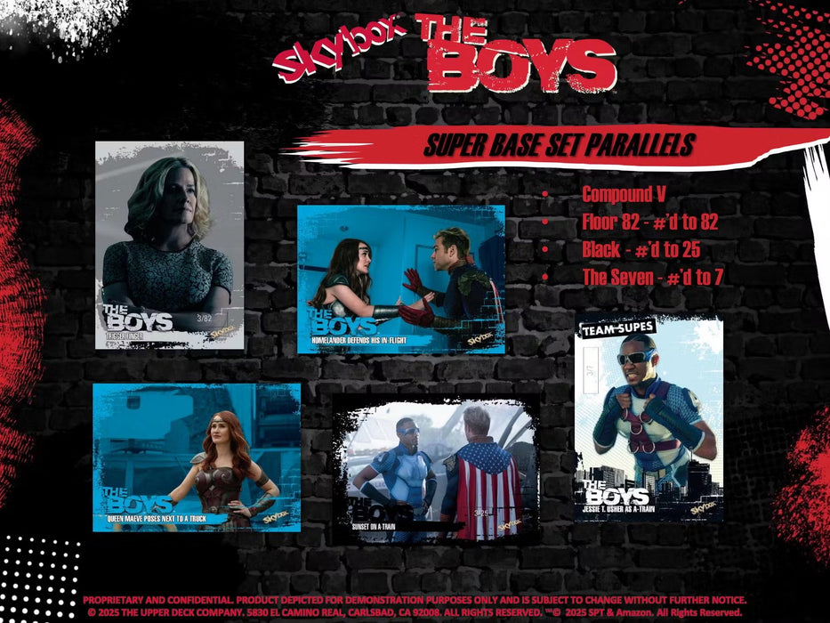 2025 Upper Deck The Boys Season 1 & 2 Hobby Box
