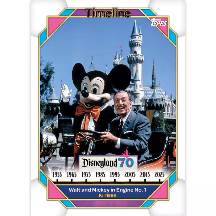 2025 Topps Disneyland 70th Anniversary Disneyland Exclusive Hobby Box