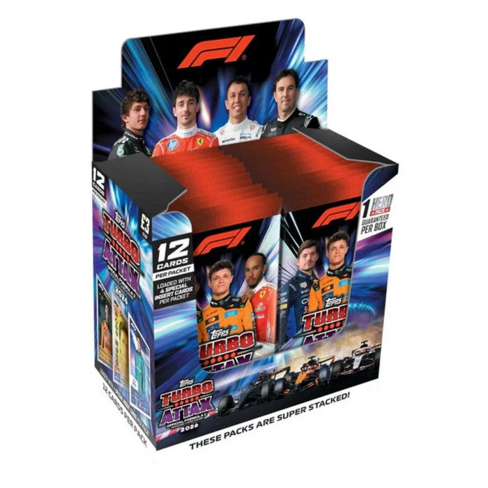 2026 Topps F1 Formula 1 Turbo Attax Booster Box