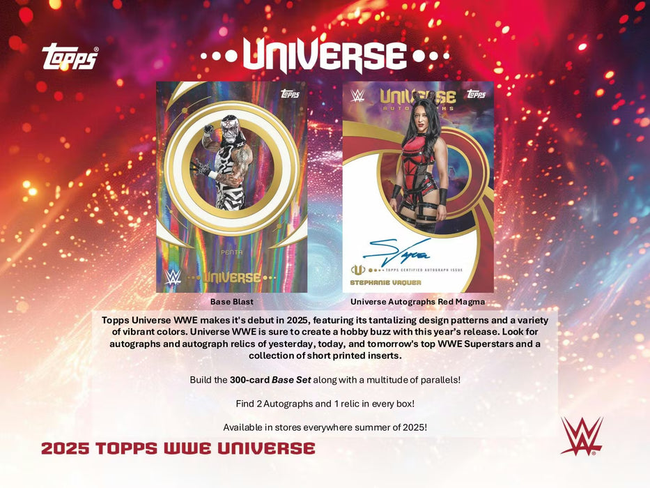 2025 Topps WWE Universe Wrestling Hobby Box (Pre-Order: February 27)