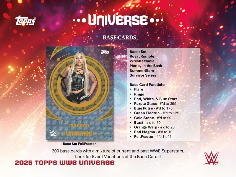 2025 Topps WWE Universe Wrestling Hobby Box (Pre-Order: February 27)